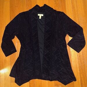 Women’s Dressbarn Black Cardigan Size Large